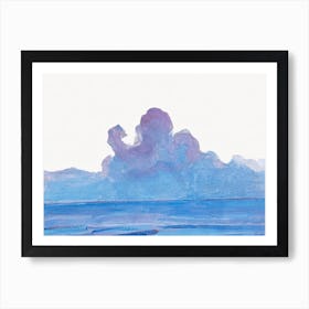 By The Sea Background, Oil Painting, Piet Mondrian Art Print