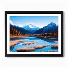 Mountain Lake Art Print