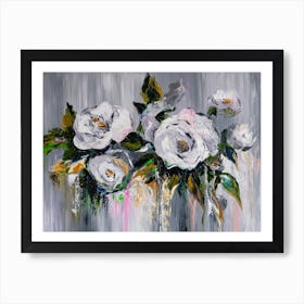 Crying Roses Art Print