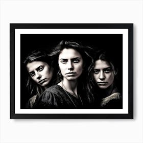 Three Women 2 Art Print