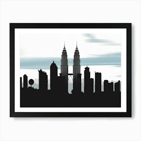 Kuala Lumpur Skyline Art Print