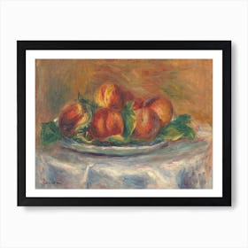 Peaches On A Plate (1902 1905), Pierre Auguste Renoir Art Print