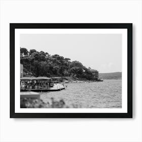 Mediterranean Sea - Black And White Art Print