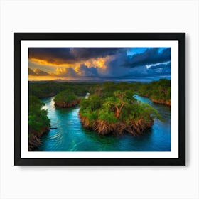 Default Experience The Beauty Of Nature And Technology Combine 0 Art Print