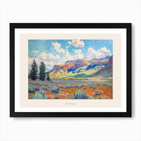 Western Landscapes Wyoming 4 Poster Art Print