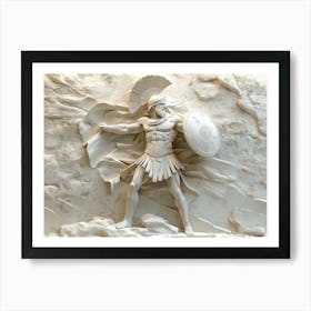 Spartan Statue Art Print