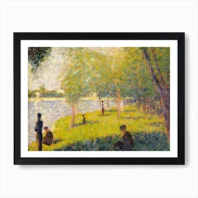 Study For A Sunday On La Grande Jatte (1884), Georges Seurat Art Print