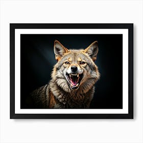 Wolf Profile Art Print