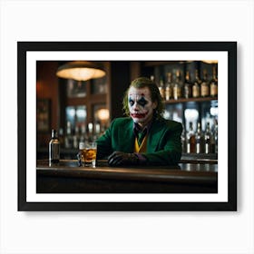 Joker At The Bar 4 Art Print