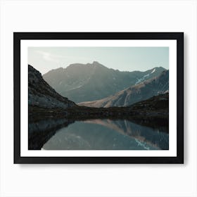 Alpine Lake Scenery Art Print