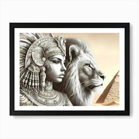 Cleopatra Portrait Artwork 133 Art Print