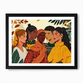 Group Of Women 14 Art Print