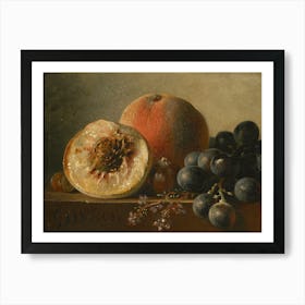 Peaches And Grapes Poster