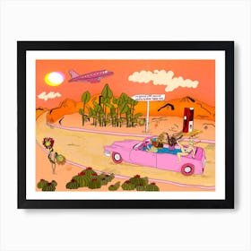 Summer Road Trip Art Print