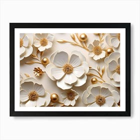 Paper Flowers Art Print