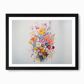 Bouquet Of Flowers 3 Art Print