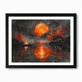 Full Moon Art Print