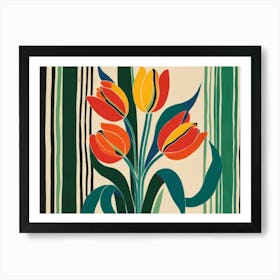 Tulips In A Vase 4 Poster