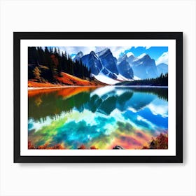 Mountain Lake 43 Art Print