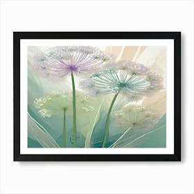 Allium 27 Art Print