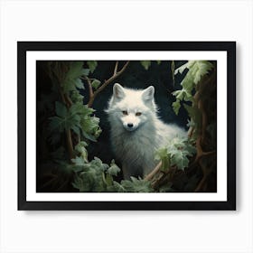 Arctic Fox 3 Art Print