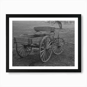 Untitled Photo, Possibly Related To A Democrat Wagon On William Walling Farm Near Anthon, Iowa By Russell Lee Art Print