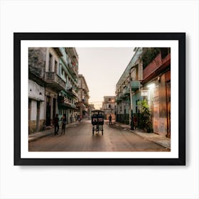 Havana City Tuk Tuk, Cuba Art Print