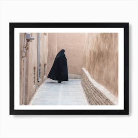 Walking Through The Streets Of A Mudbrick City Art Print