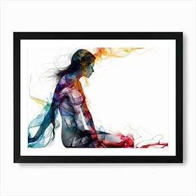 Abstract Of A Woman 1 Art Print