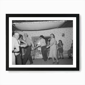 Untitled Photo, Possibly Related To The Broom Dance At The Square Dance, Pie Town, New Mexico, The Extra Girl Or M Art Print