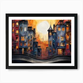 Cityscape 8 Art Print