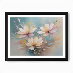 Abstract Flowers 15  Art Print