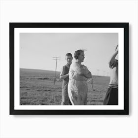 Untitled Photo, Possibly Related To Children Of Floyd Peaches, Near Williston, North Dakota By Russell Lee Art Print