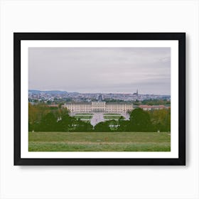 View Of A City From A Hill Art Print