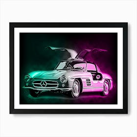 Mercedes Benz 300sl Gullwing Art Print