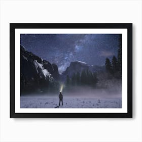 Yosemite National Park Road Art Print