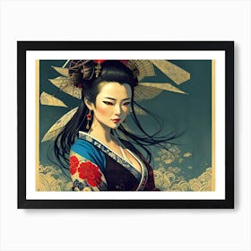 Geisha 35 Art Print