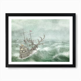 An Unexpected Storm Art Print