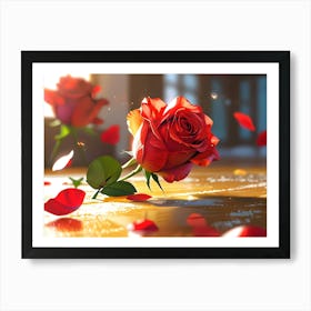 Red Roses 1 Art Print