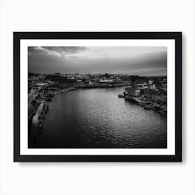 Porto Black And White Art Print