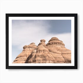 Rock In The Desert Of Saudi Arabia Art Print