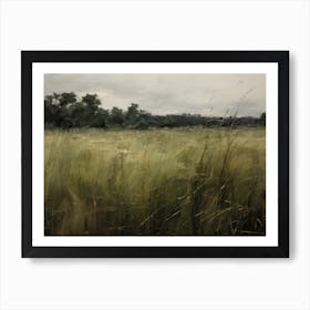 Rustic Country Field Painting Art Print