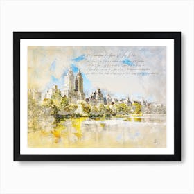 Manhattan Upper West Side, New York Art Print