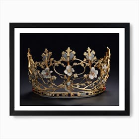 Kintsugi Inspired Crown Art Print