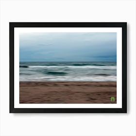 Beach At Dusk 2014030150rt1pub Art Print