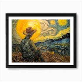 Contemporary Artwork Inspired By Vincent Van Gogh 2 Art Print