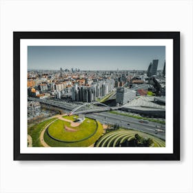 Milan Cityscape Print. Italy Street Art. Parco del Portello - Art Print