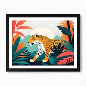 Jaguar In The Jungle 2 Art Print