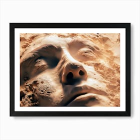 Sand Sculpture Art Print