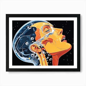 'The Face Of A Woman' 6 Art Print